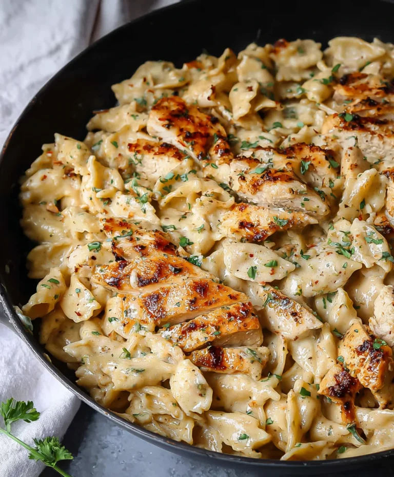 Garlic Parmesan Chicken Pasta Recipe – Easy & Delicious