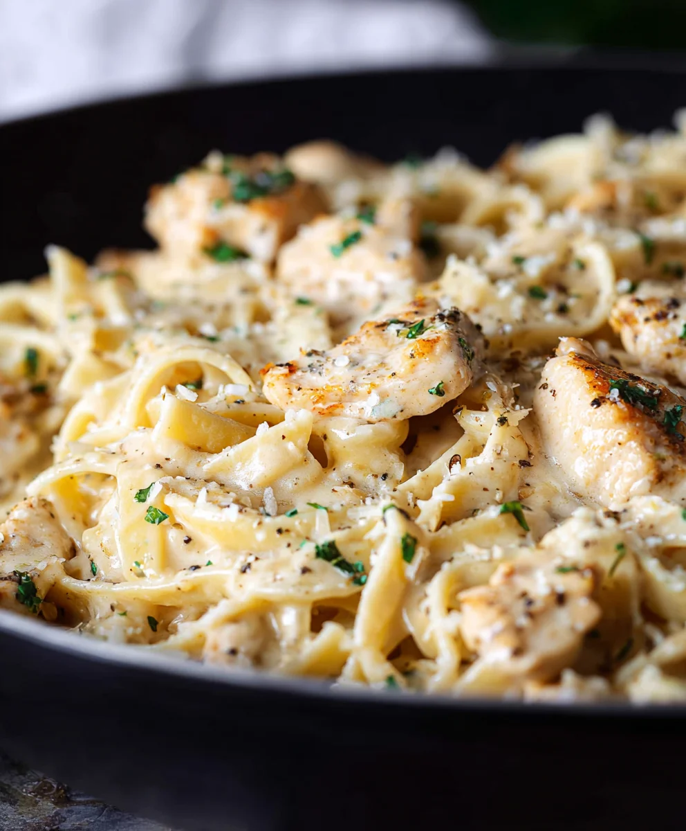 Easy Chicken Garlic Parmesan Pasta - Best Recipe