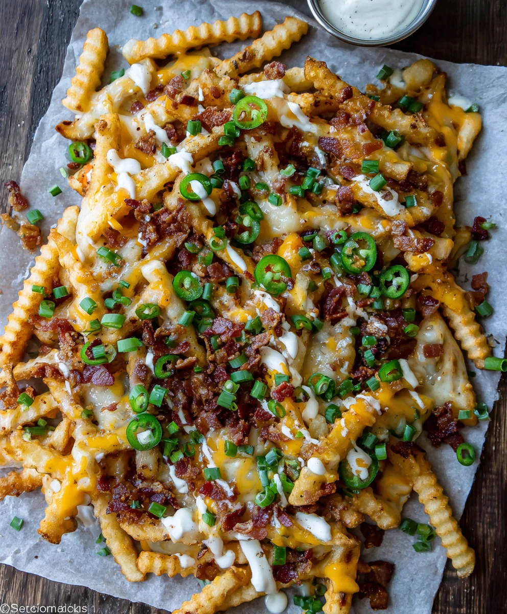 Ultimate Loaded Fries Recipe-Beefy & Delicious