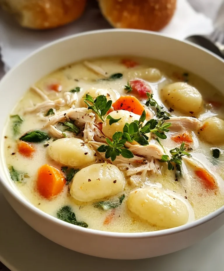 Creamy Chicken Gnocchi Soup – Easy Comfort Food