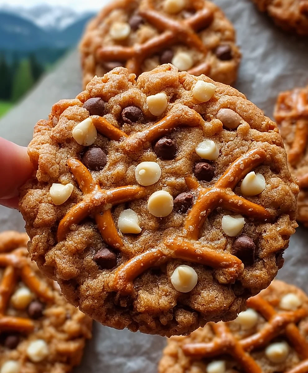 PB Pretzel Cookie Recipe - Salty Sweet Crunch