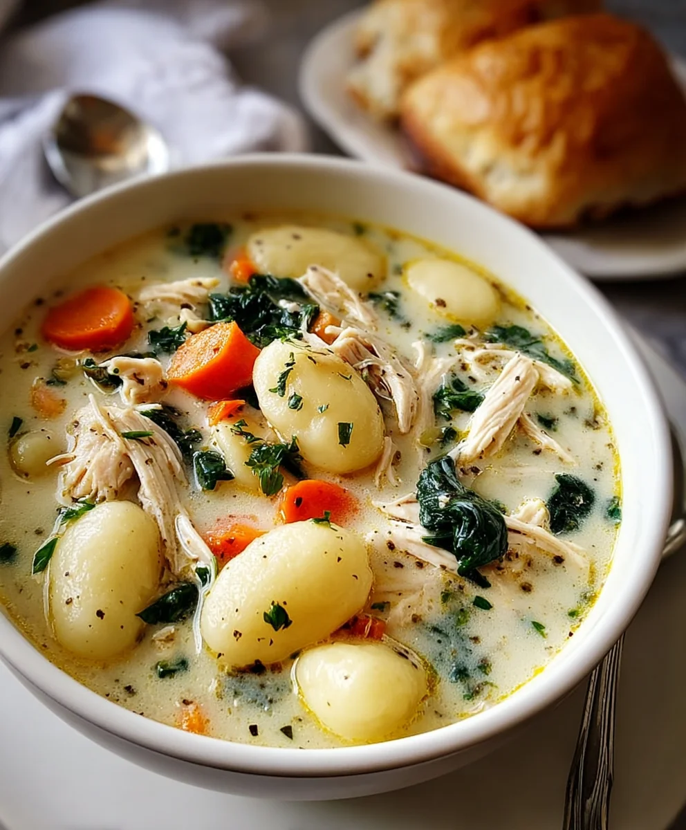 Creamy Chicken Gnocchi Soup - Easy Comfort Food