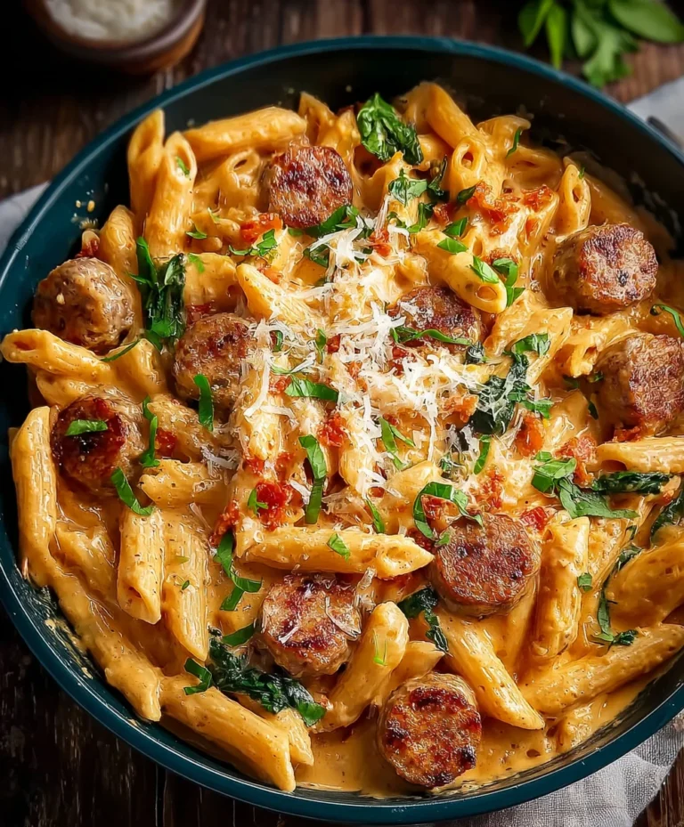 Creamy Cajun Sausage Pasta – Easy Minute Meal