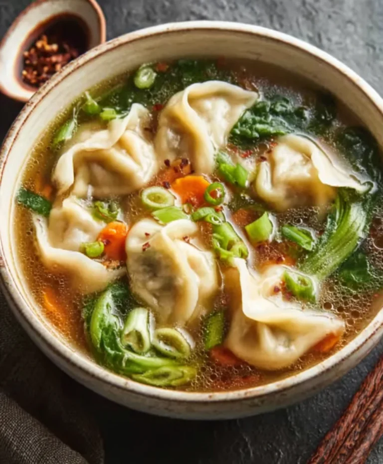 Potsticker Soup – Easy Beef Comfort Bowl