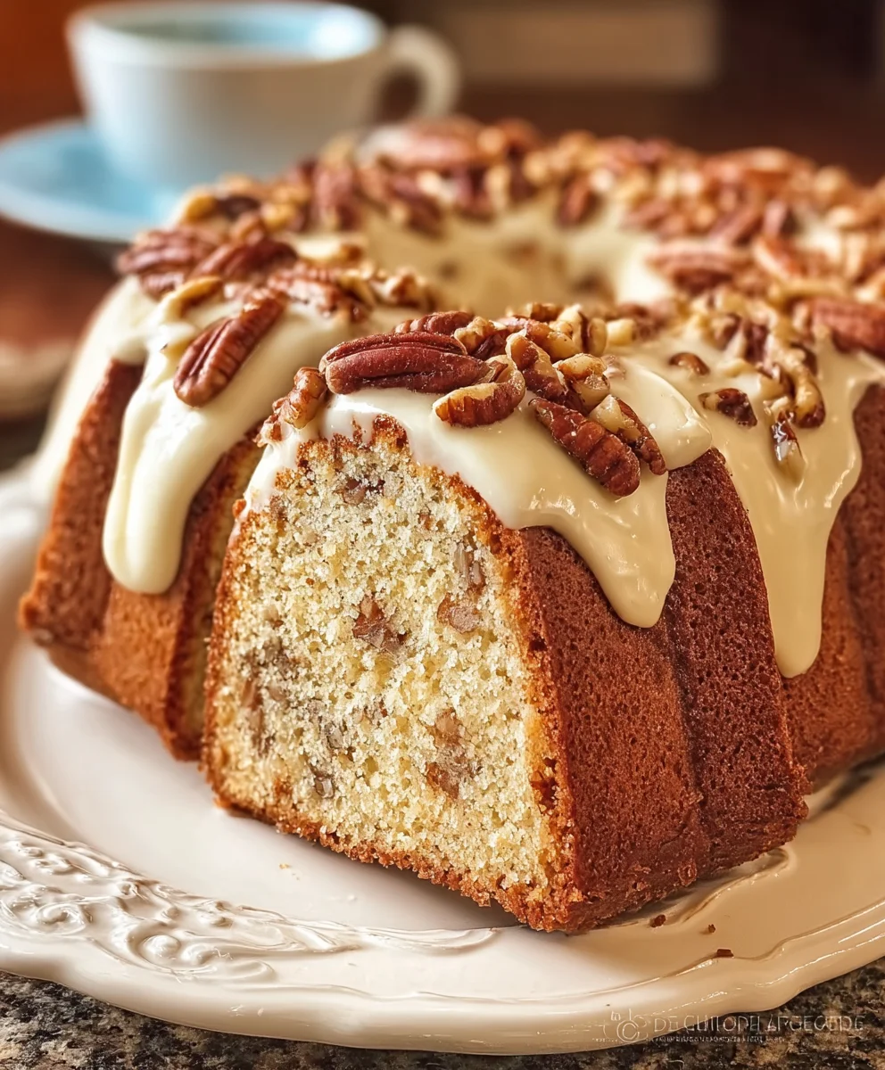 Easy Butter Pecan Cake Recipe - Simply Delicious