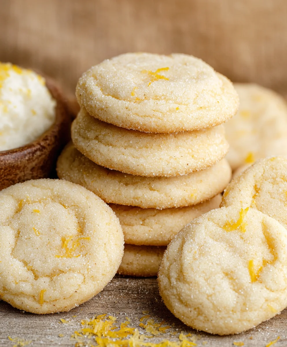 Soft Chewy Lemon Cookies - Easy Recipe