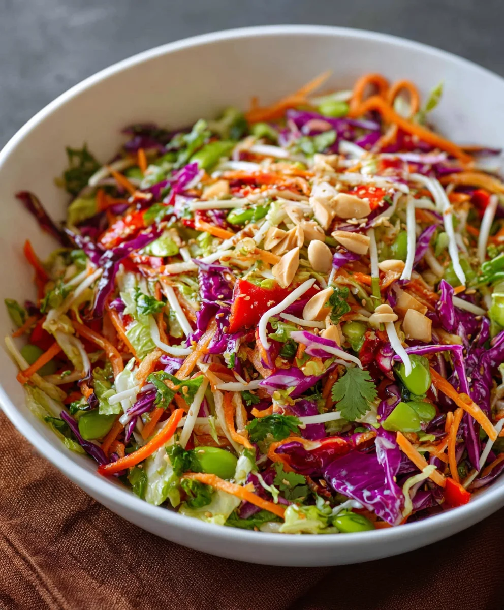 Quick Asian Chopped Salad- Beef & Veggie Delight