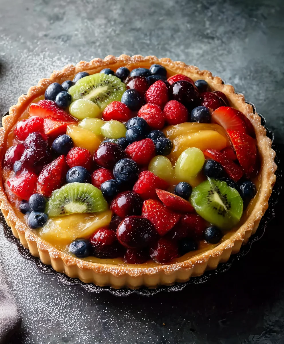 Fresh Fruit Tart Recipe - Easy & Delicious Dessert