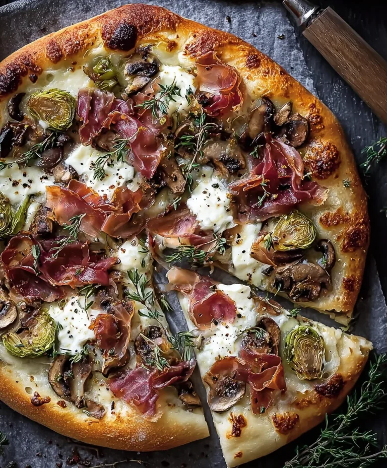 Autumn Pizza-Savory Beef And Fall Flavors
