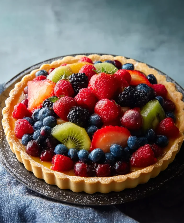 Fresh Fruit Tart-Easy & Delicious Summer Dessert