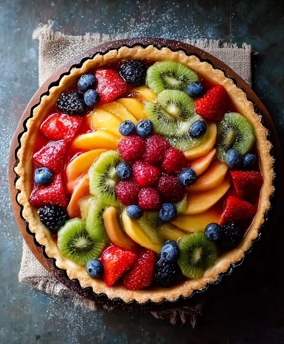 Fresh Fruit Tart-Easy & Delicious Summer Dessert