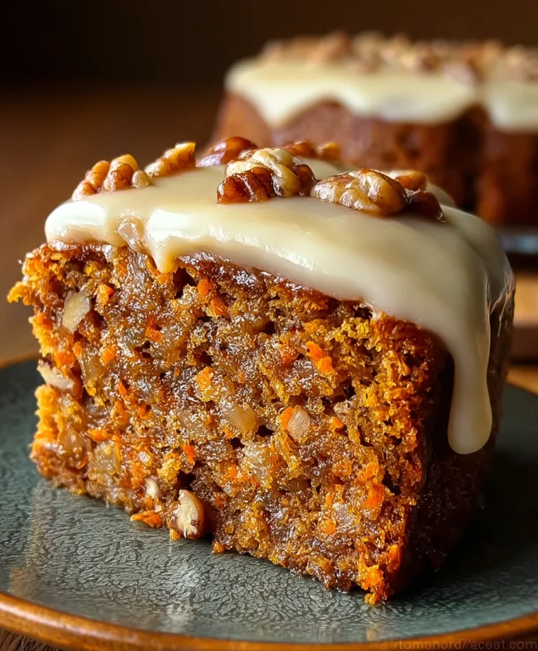 Best Carrot Cake Recipe – Moist & Flavorful