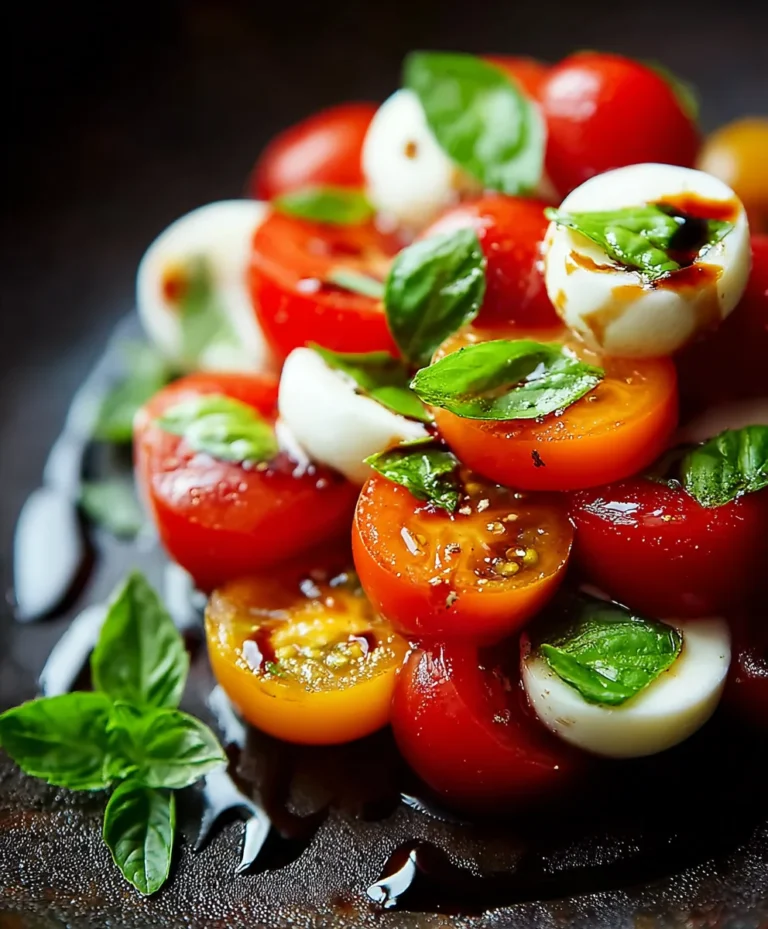 Easy Caprese Salad Recipe- Fresh and Simple