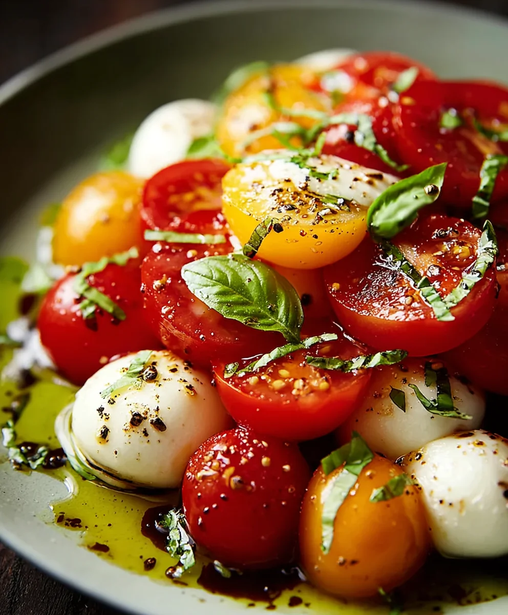Fresh Caprese Salad- Simple & Delicious Italian Classic