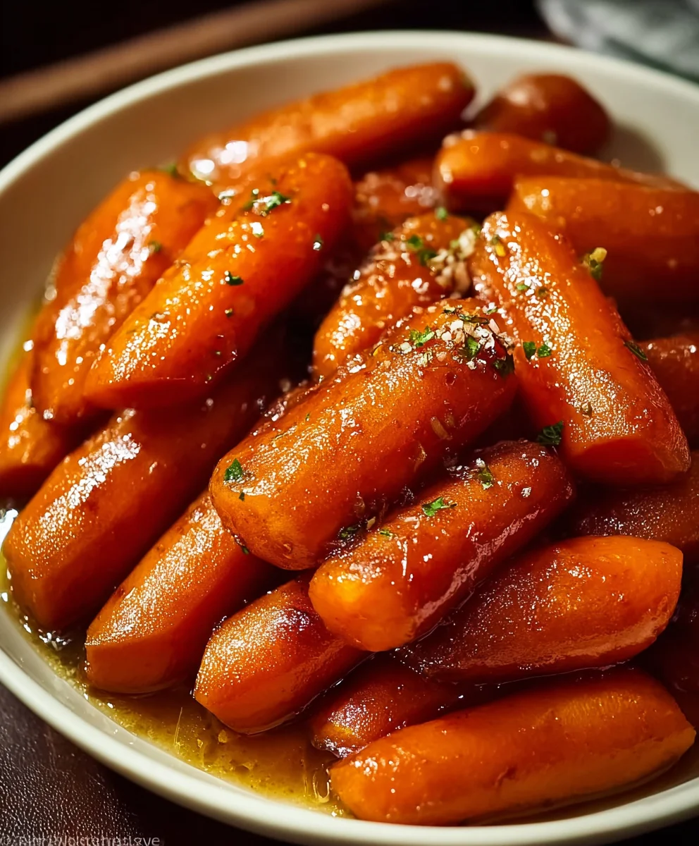 Sweet Brown Sugar Glazed Carrots- Simple Side Dish