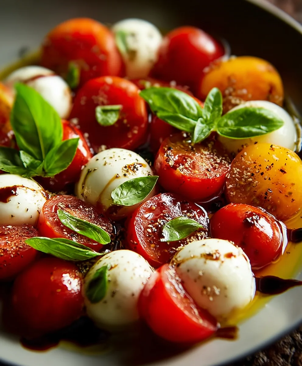 Easy Caprese Salad Recipe- Fresh and Simple