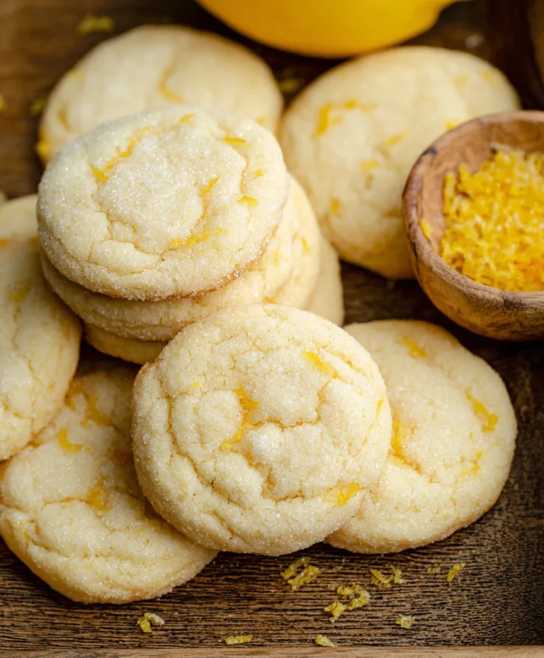Soft Chewy Lemon Cookies – Easy Recipe