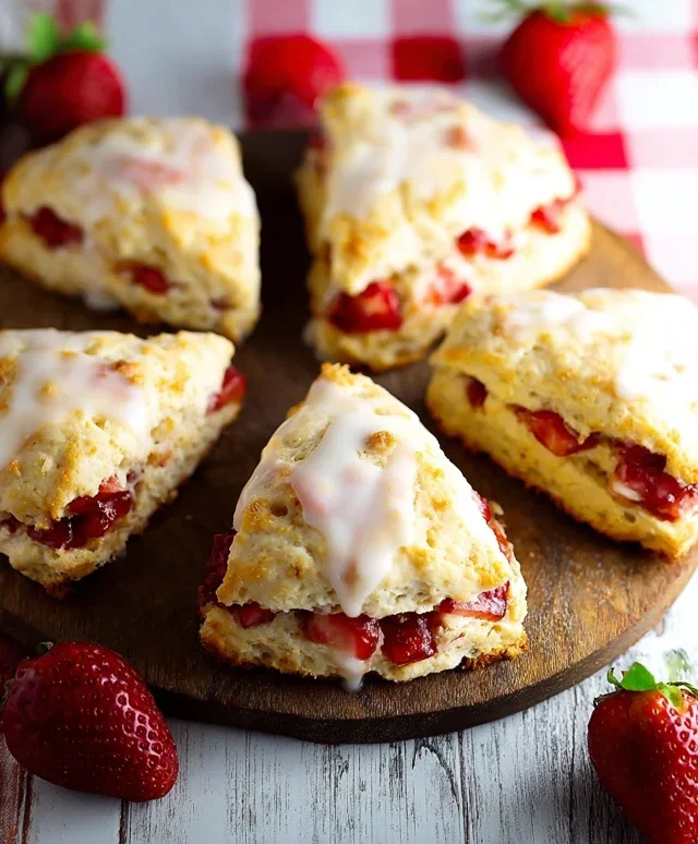 Strawberry Scones