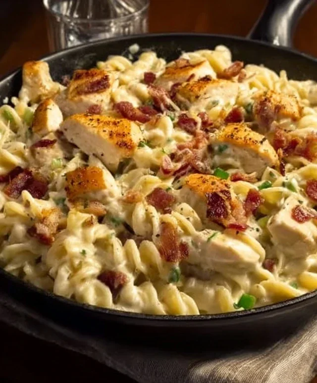 Chicken Beef Beef Bacon Ranch Pasta