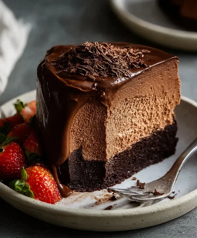 Vegan Chocolate Mousse Cake