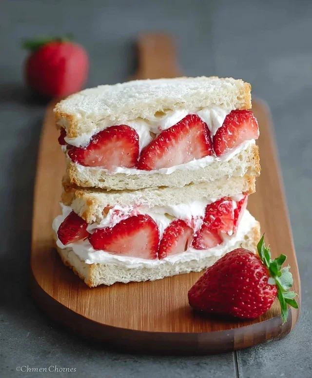 4-ingredient Strawberry Sando