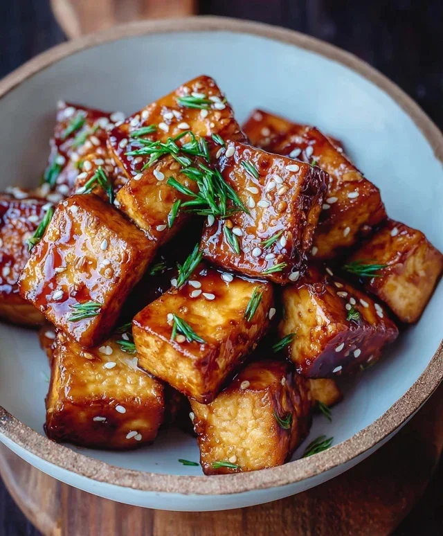 Crispy Sticky Tofu