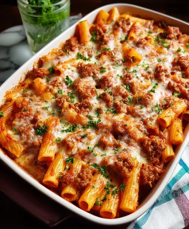 Baked Rigatoni with Sausage