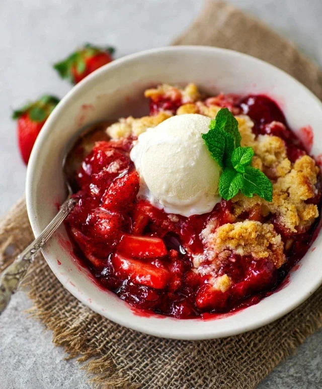 Strawberry Cobbler