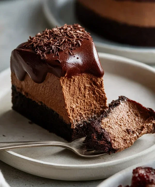Vegan Chocolate Mousse Cake