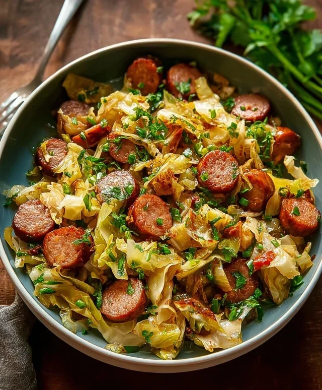 Easy Sausage and Cabbage Stir Fry