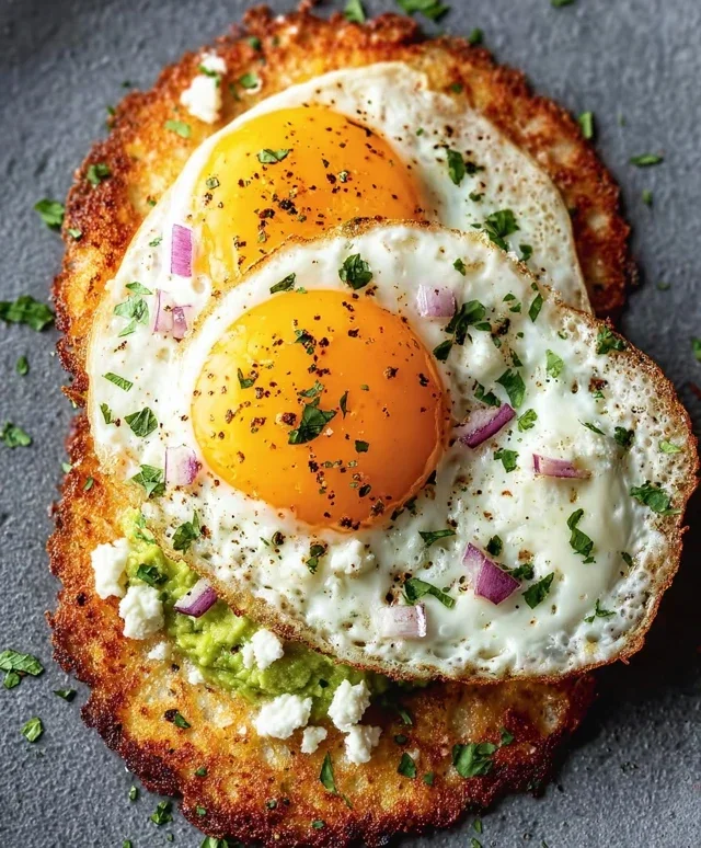 Crispy Feta Fried Eggs