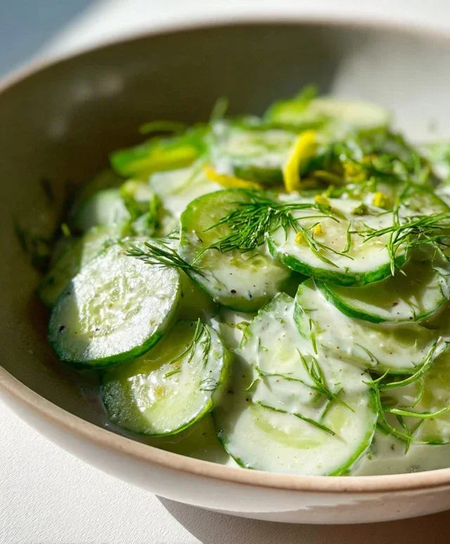 Polish Cucumber Salad