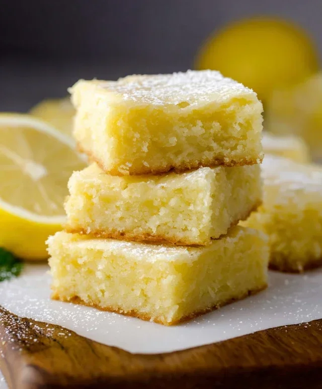 Easy Lemon Brownies Recipe