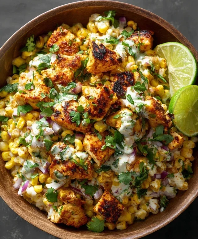 Tasty Street Corn Chicken Bowl