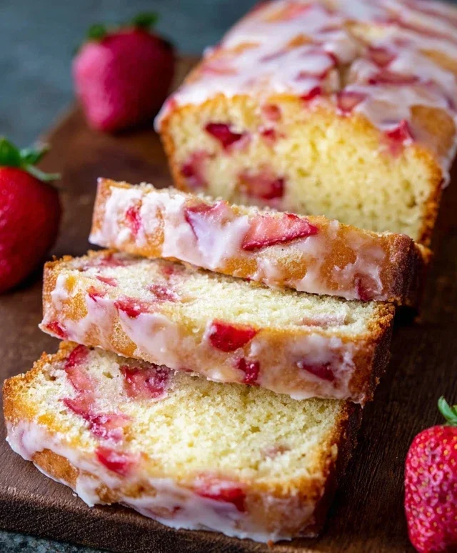 Strawberry Pound Cake