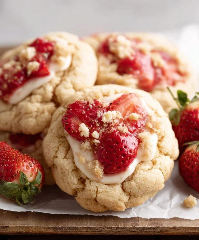 Strawberry Shortcake Cookies