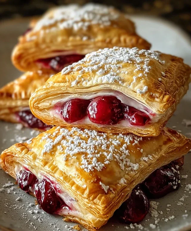 Easy Cherry Turnovers