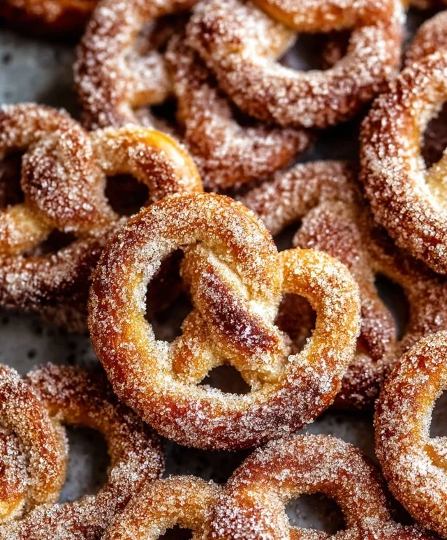 Cinnamon Sugar Pretzels
