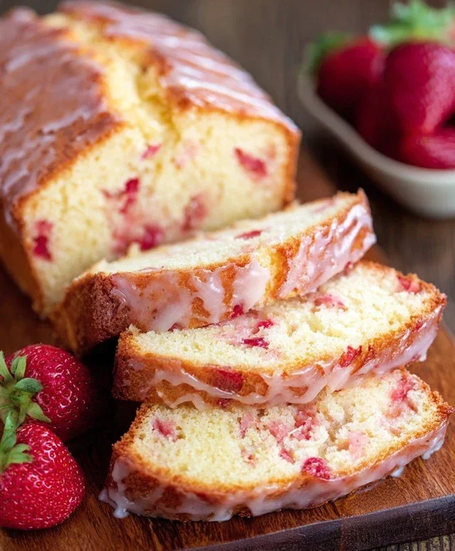 Strawberry Pound Cake
