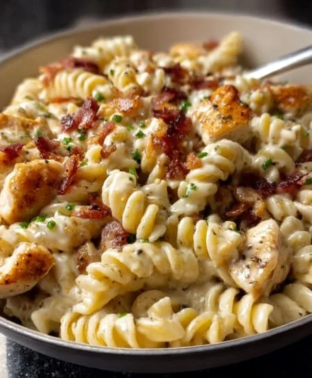 Chicken Beef Beef Bacon Ranch Pasta