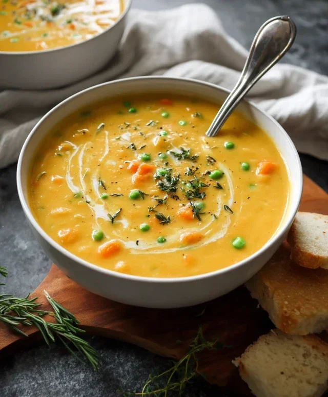One-Pot Creamy Vegetable Soup