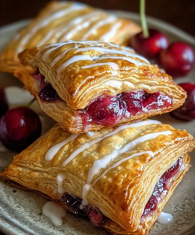 Easy Cherry Turnovers