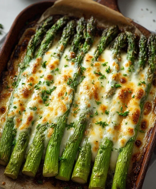 Cheesy Baked Asparagus