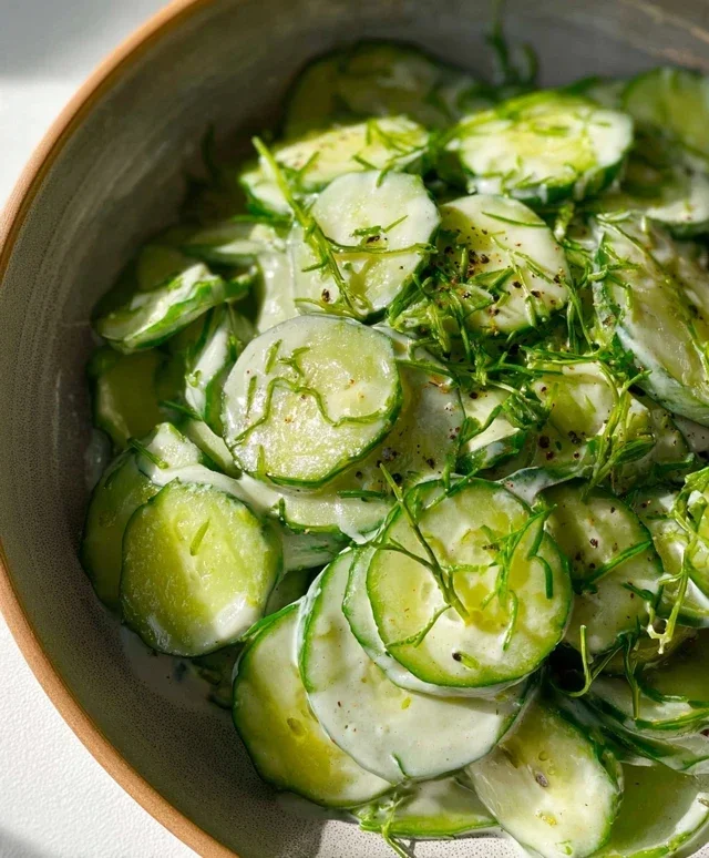 Polish Cucumber Salad