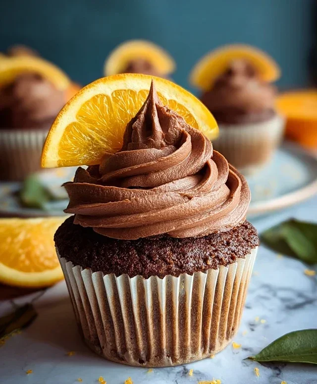 Orange Chocolate Cupcakes