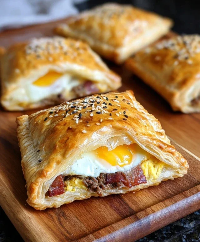 Breakfast Pockets Beef Beef Bacon Egg