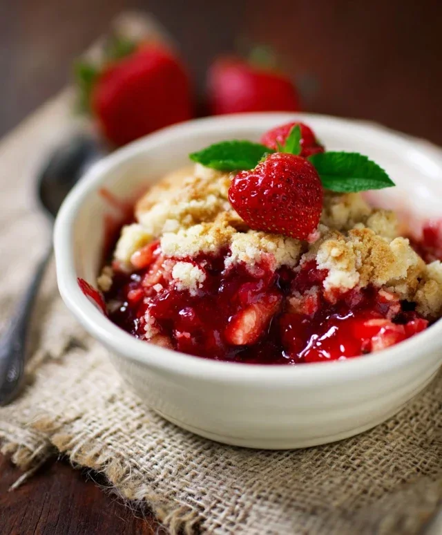 Strawberry Cobbler