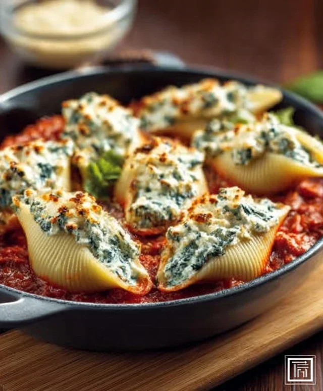 Spinach and Ricotta Stuffed Shells Recipe