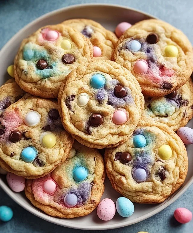 Easter Chocolate Chip Cookies