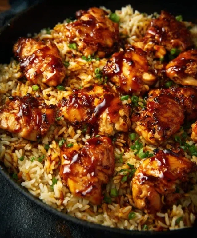 One-Pan Bold Honey BBQ Chicken Rice